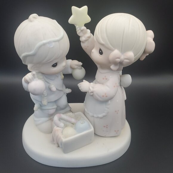 Precious Moments YOU ARE MY FAVORITE STAR Ceramic Collectible Figurine 1992 vtg - Picture 2 of 6